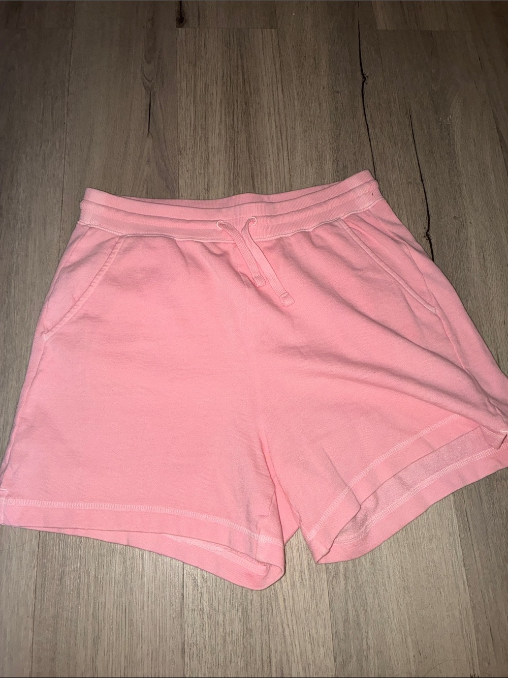 Women's Pink Drawstring Lounge Shorts